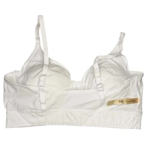 Rhonda Shear 2-pack Butterknit No Wire Underwire Bra Size XL Beige White NWOT - Picture 9 of 16